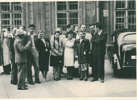 Julien Musafia, Bernard Flavigny, Emy Behar in Prague