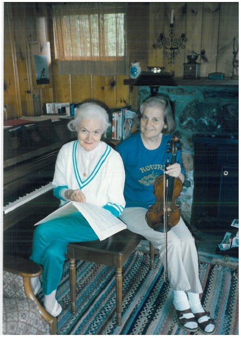 Sabina Skalar's cottage in Vermont, 1992