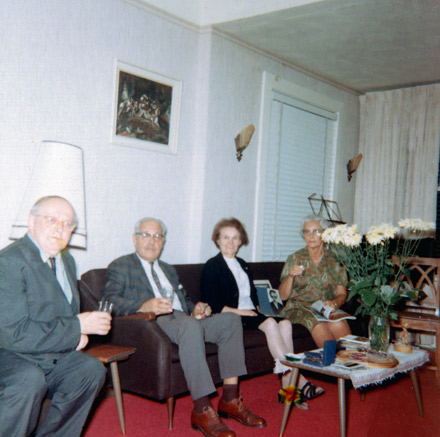 Alfred Rose visit with parents